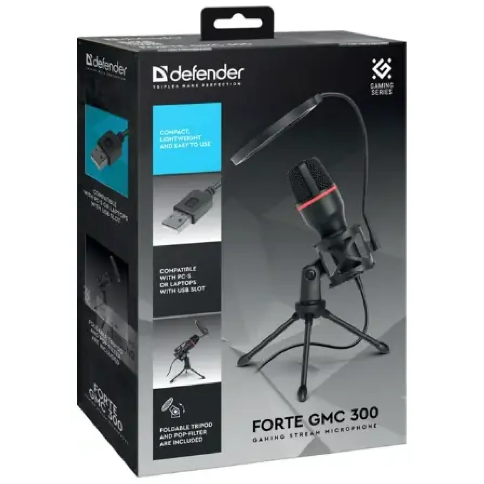 мик. IT DEFENDER (64631)Forte GMC 300 USB, провід 1.5 м UA