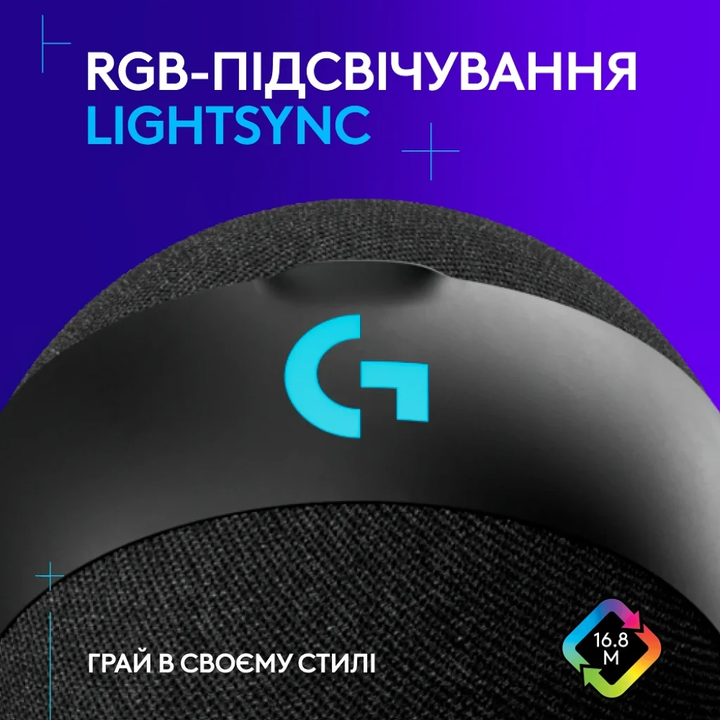 Микрофон Logitech Yeti Orb RGB Gaming with LIGHTSYNC Black (988-000551) UA