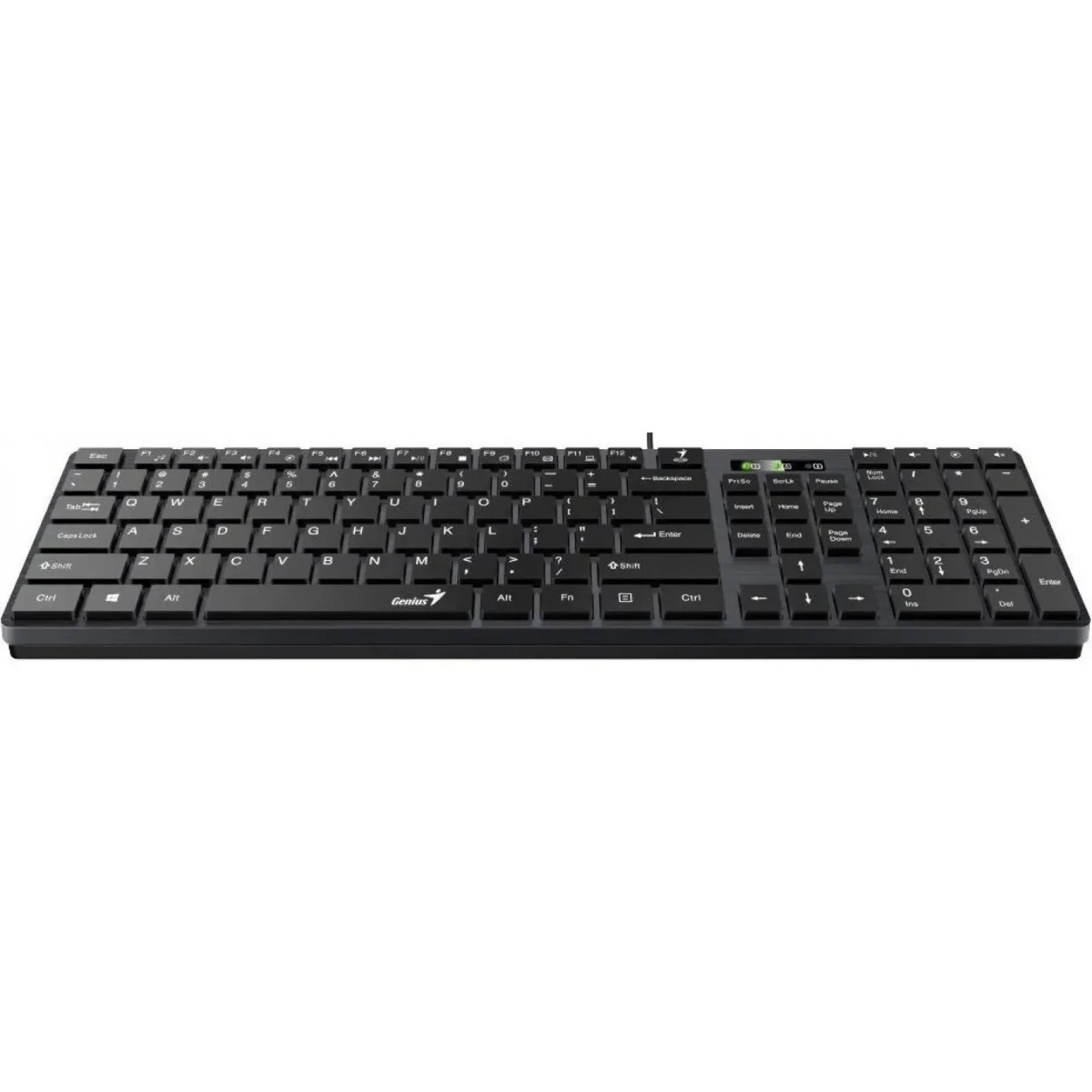 Клавиатура GENIUS SlimStar 126 USB Black UKR UA