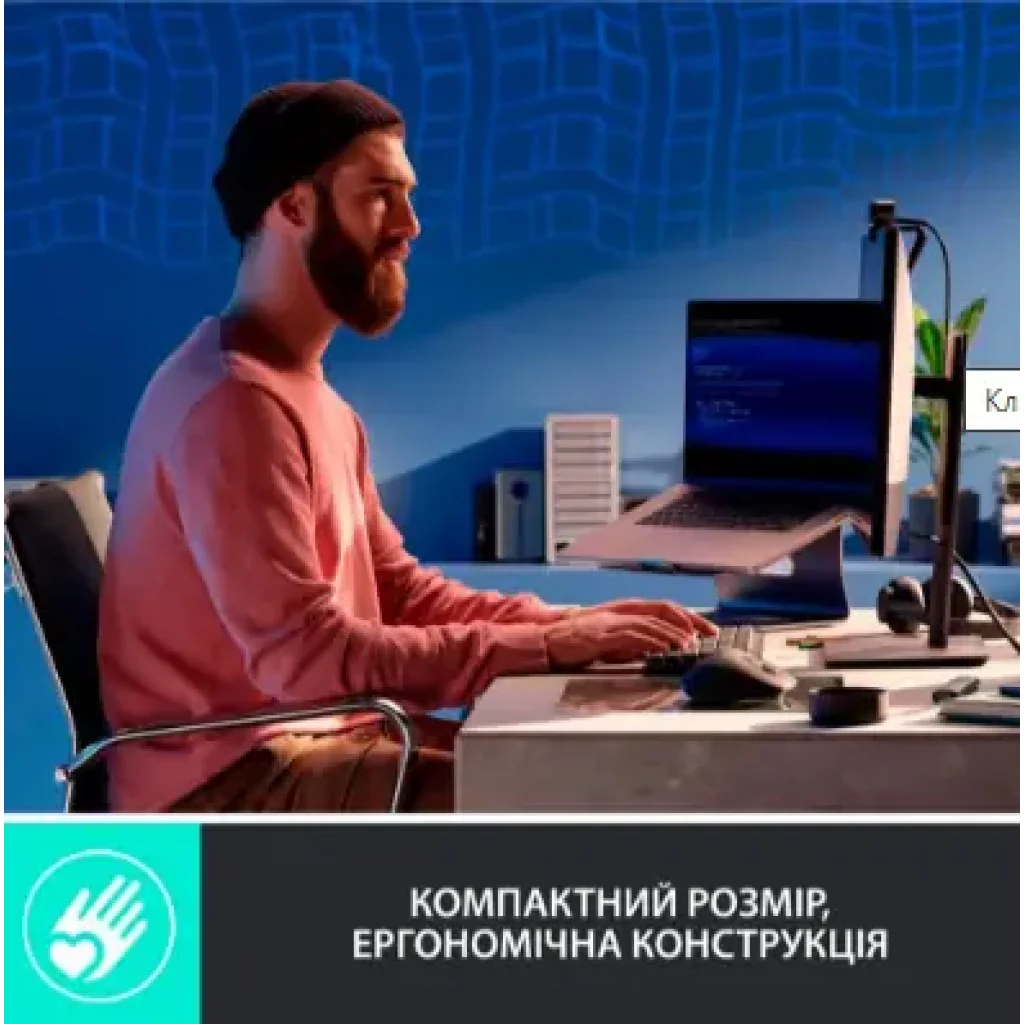 Клавіатура LOGITECH MX Mechanical Mini Minimalist Wireless GRAPHITE-US INT'L-2.4GHZ/BT - TAC (920-010780) UA