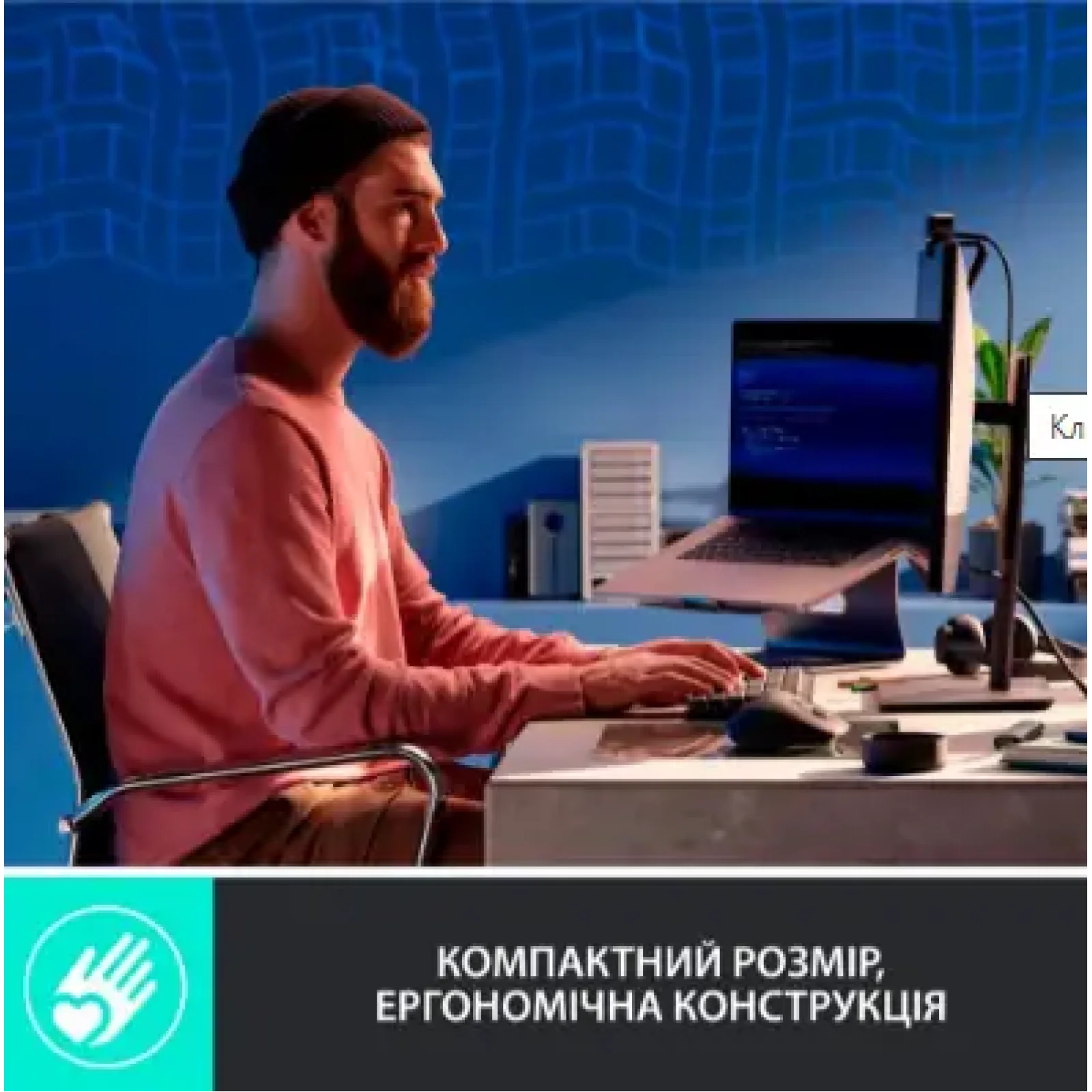 Клавиатура LOGITECH MX Mechanical Mini Minimalist Wireless GRAPHITE-US INT'L-2.4GHZ/BT - TAC (920-010780) UA