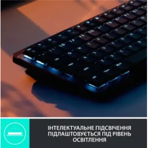 Клавіатура LOGITECH MX Mechanical Mini Minimalist Wireless GRAPHITE-US INT'L-2.4GHZ/BT - TAC (920-010780) UA