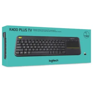 Клавіатура LOGITECH Wireless Touch K400 Plus, US, Black (920-007145) UA