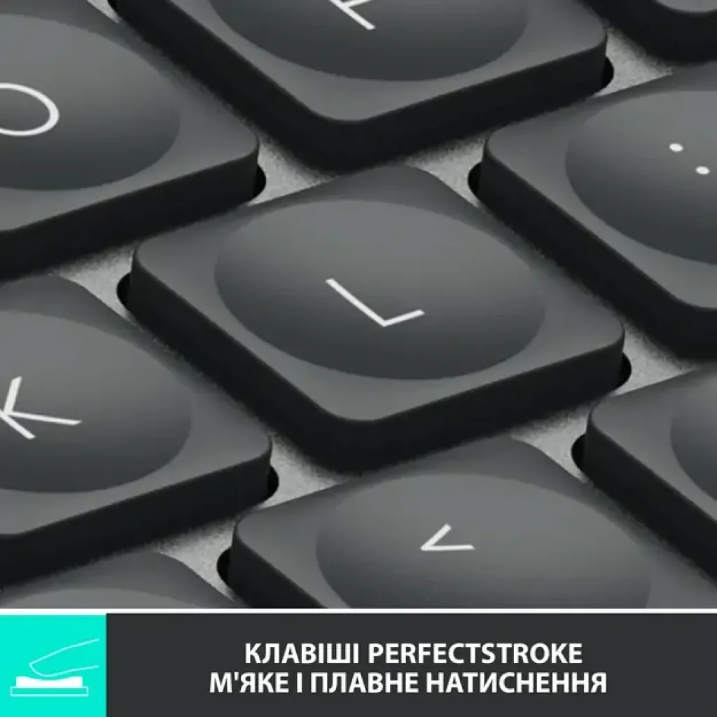 Клавіатура LOGITECH MX Keys Mini Minimalist Wireless, US, Graphite (920-010498) UA