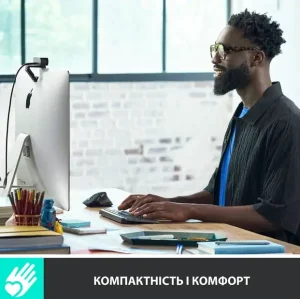 Клавіатура LOGITECH MX Keys Mini Minimalist Wireless, US, Graphite (920-010498) UA