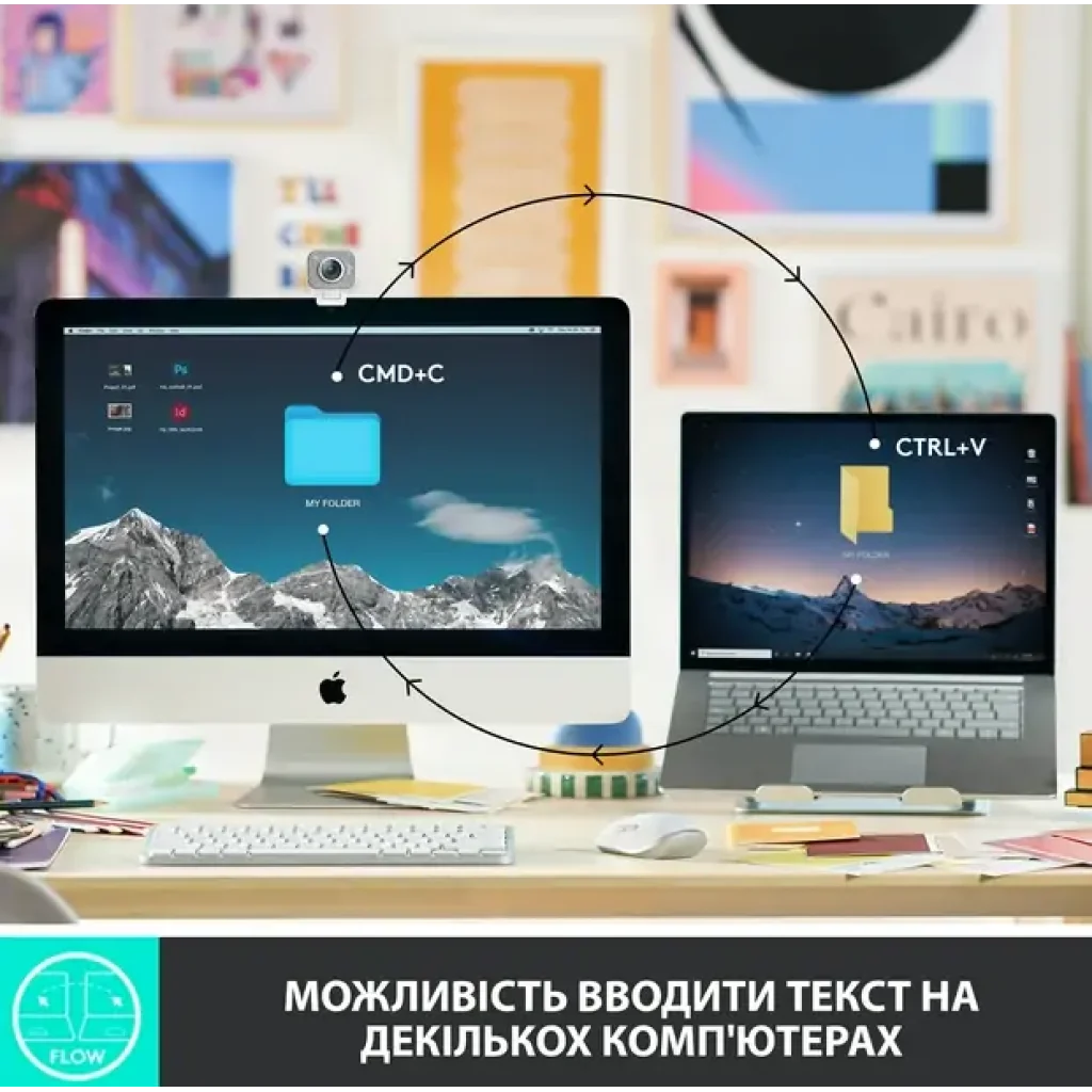 Клавіатура LOGITECH MX Keys Mini Minimalist Wireless, US, Graphite (920-010498) UA