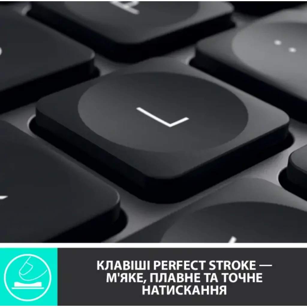 Клавіатура LOGITECH MX Master Keys for Business-GRAPHITE-US (920-010251) UA