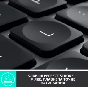 Клавіатура LOGITECH MX Master Keys for Business-GRAPHITE-US (920-010251) UA