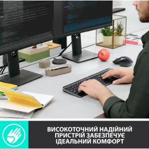 Клавіатура LOGITECH MX Master Keys for Business-GRAPHITE-US (920-010251) UA
