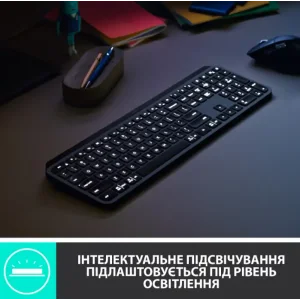 Клавіатура LOGITECH MX Master Keys for Business-GRAPHITE-US (920-010251) UA