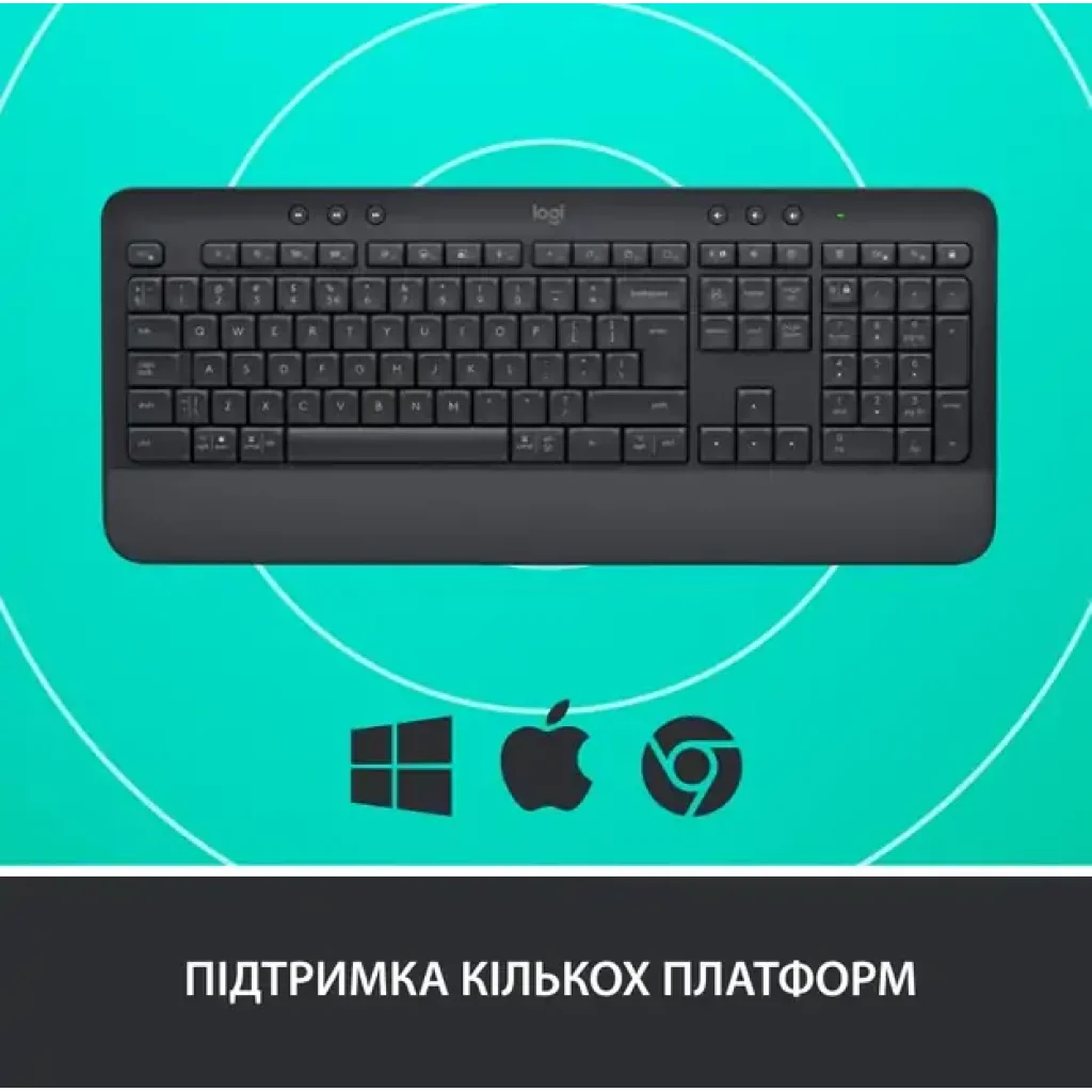 Клавиатура LOGITECH Signature K650, Graphite, UA (920-010945) UA