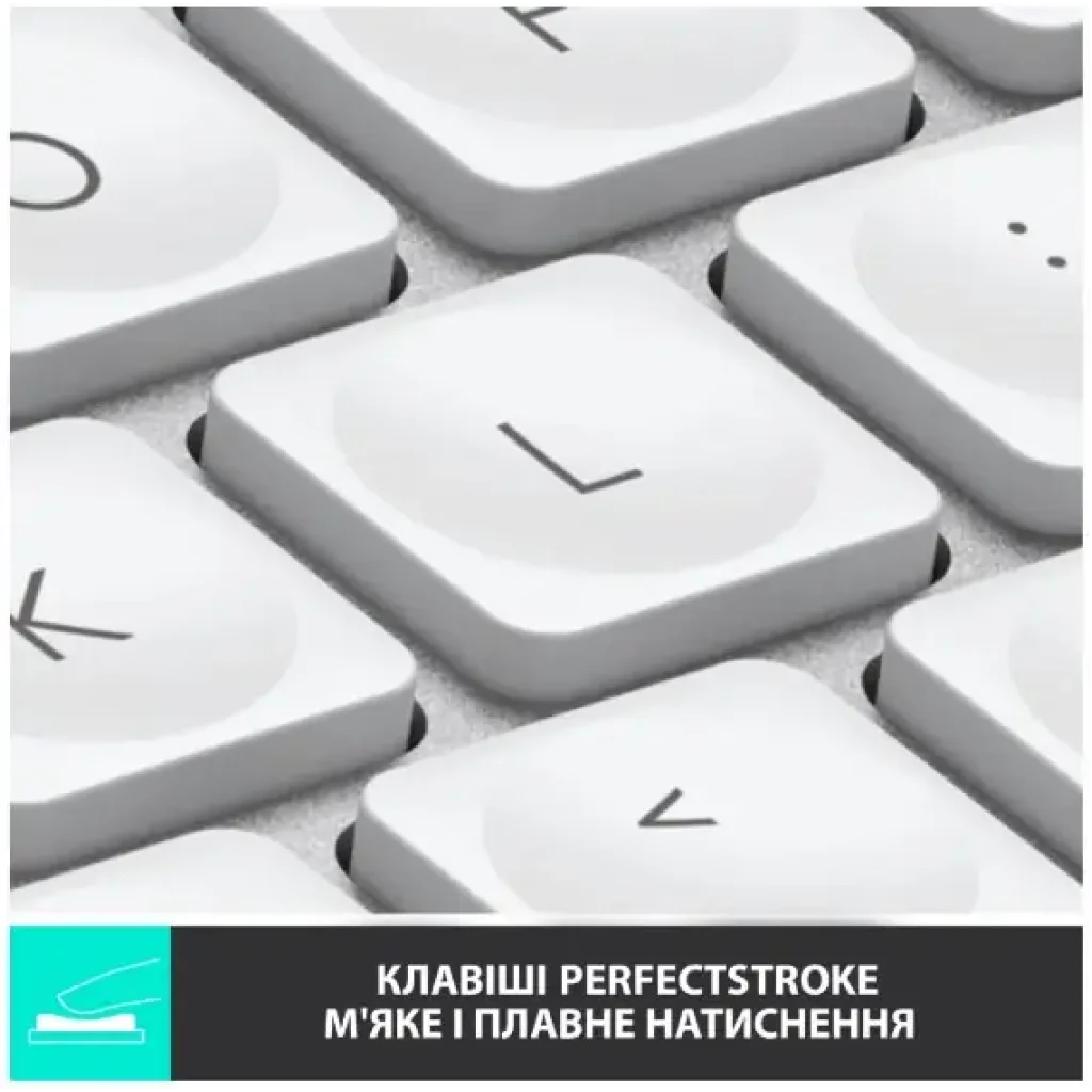 Клавіатура LOGITECH MX Keys Mini For Mac Wireless Illuminated Pale Grey (920-010526) UA