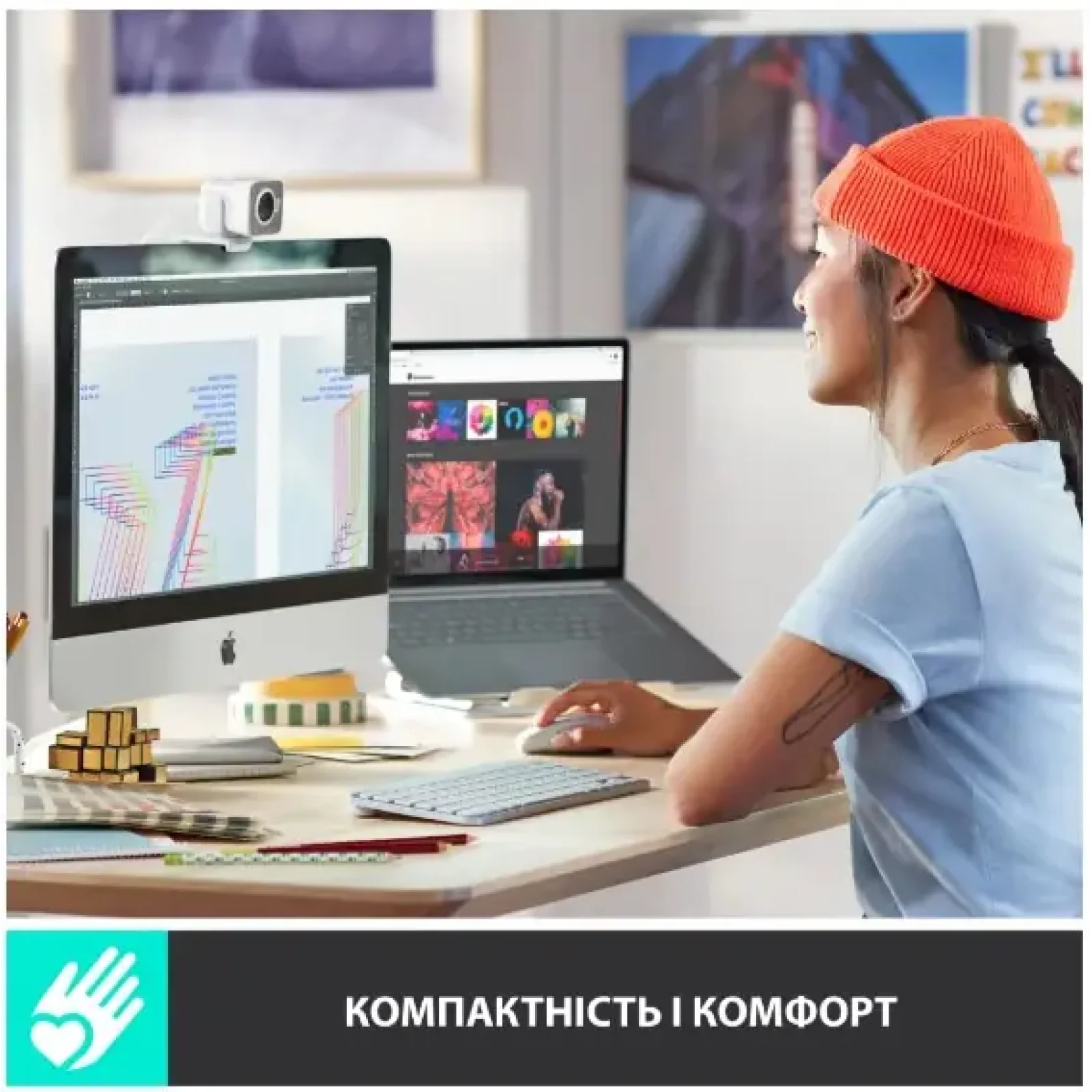 Клавиатура LOGITECH MX Keys Mini For Mac Wireless Illuminated Pale Grey (920-010526) UA