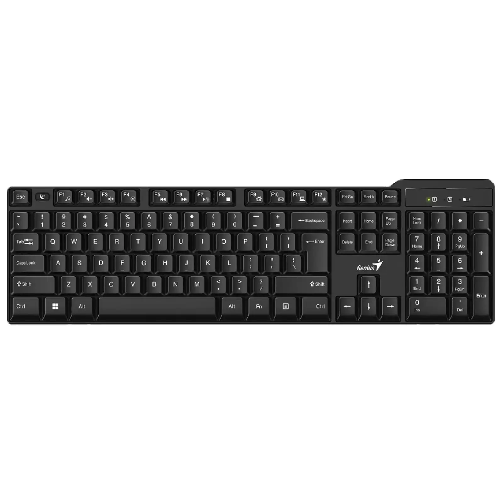 Клавиатура GENIUS KB-7100X USB, Black, UKR UA