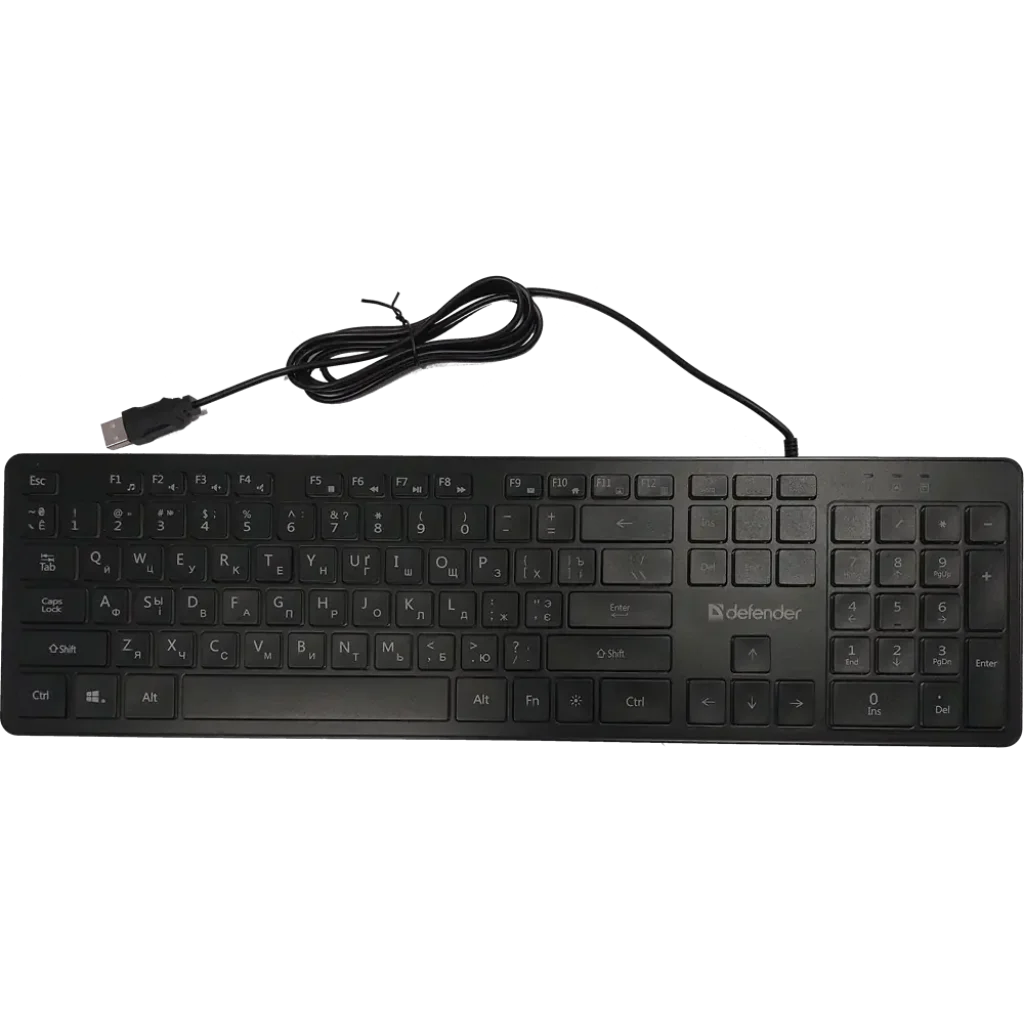 Клавіатура DEFENDER (450790) Balance LQ, чорна, USB UA