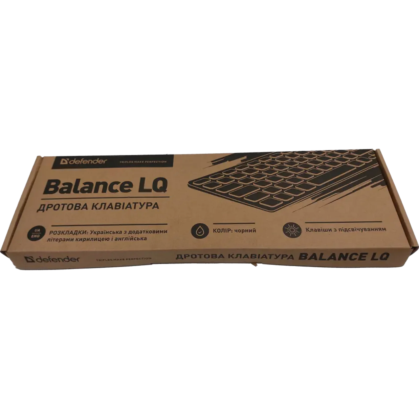 Клавіатура DEFENDER (450790) Balance LQ, чорна, USB UA