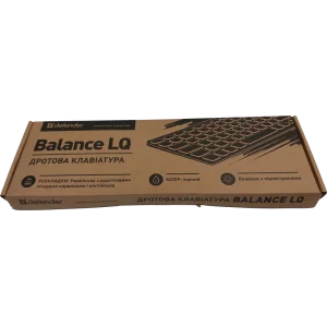 Клавіатура DEFENDER (450790) Balance LQ, чорна, USB UA