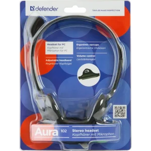 Гарнітура DEFENDER Aura 102 чорний UA
