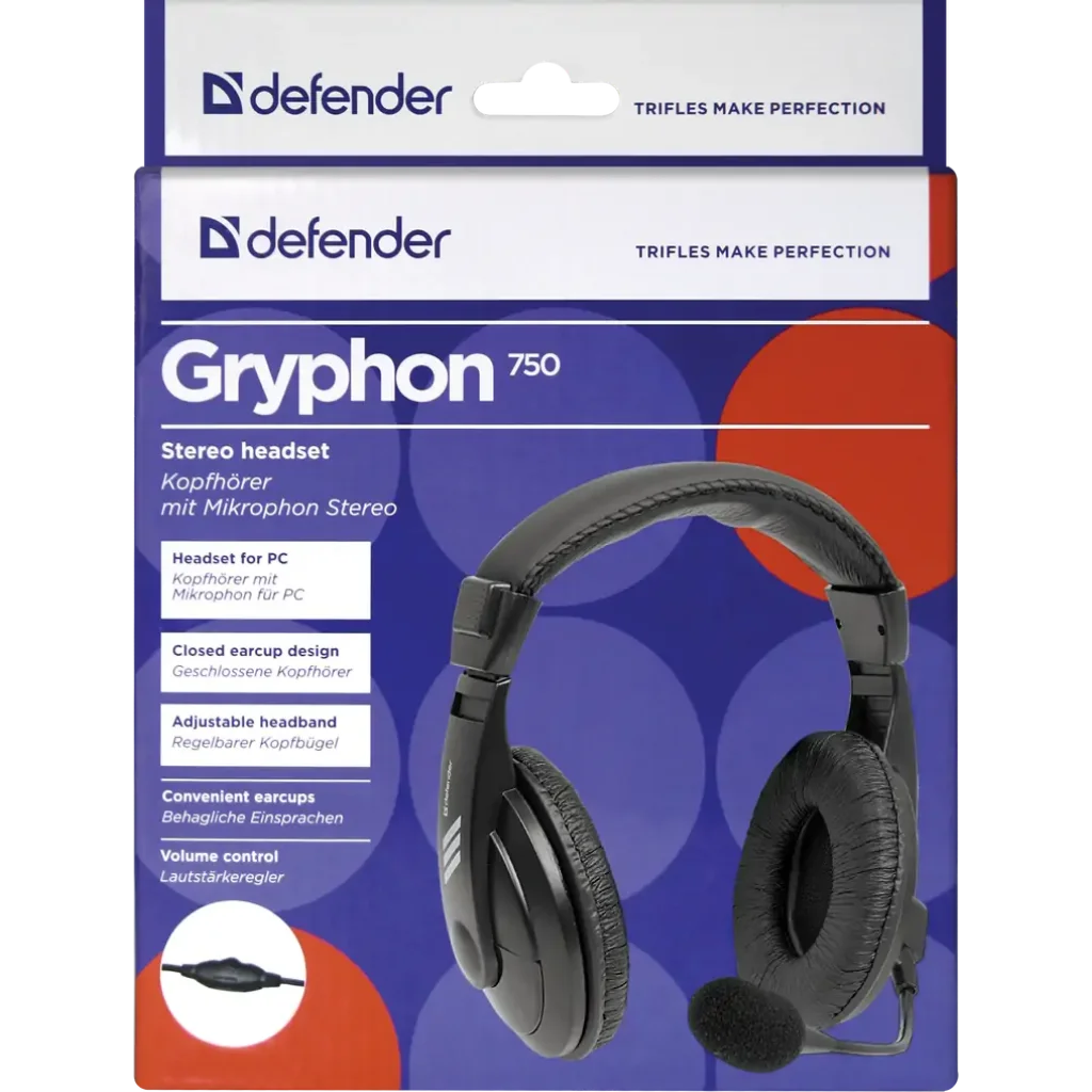 Гарнітура DEFENDER HN-750 дротова UA