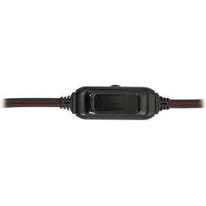 Гарнітура DEFENDER Warhead G-185 2m чорний+червоний UA