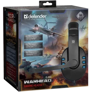 Гарнітура DEFENDER (64118) Warhead G-160 2,5м чорно синій UA
