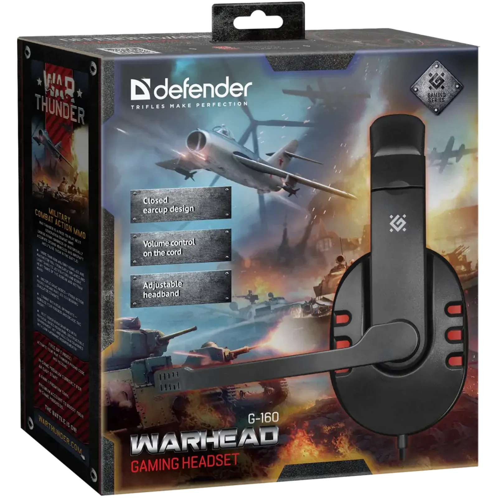 Гарнитура IT DEFENDER (64113)Warhead G-160 2,5м черный UA