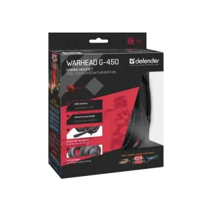 Гарнітура DEFENDER Warhead G-450 2.3m червоно-чорний UA