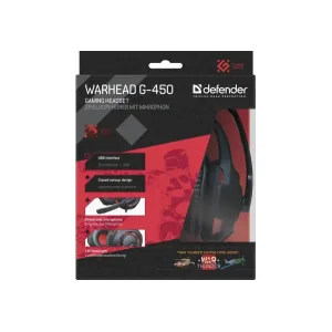 Гарнітура DEFENDER Warhead G-450 2.3m червоно-чорний UA