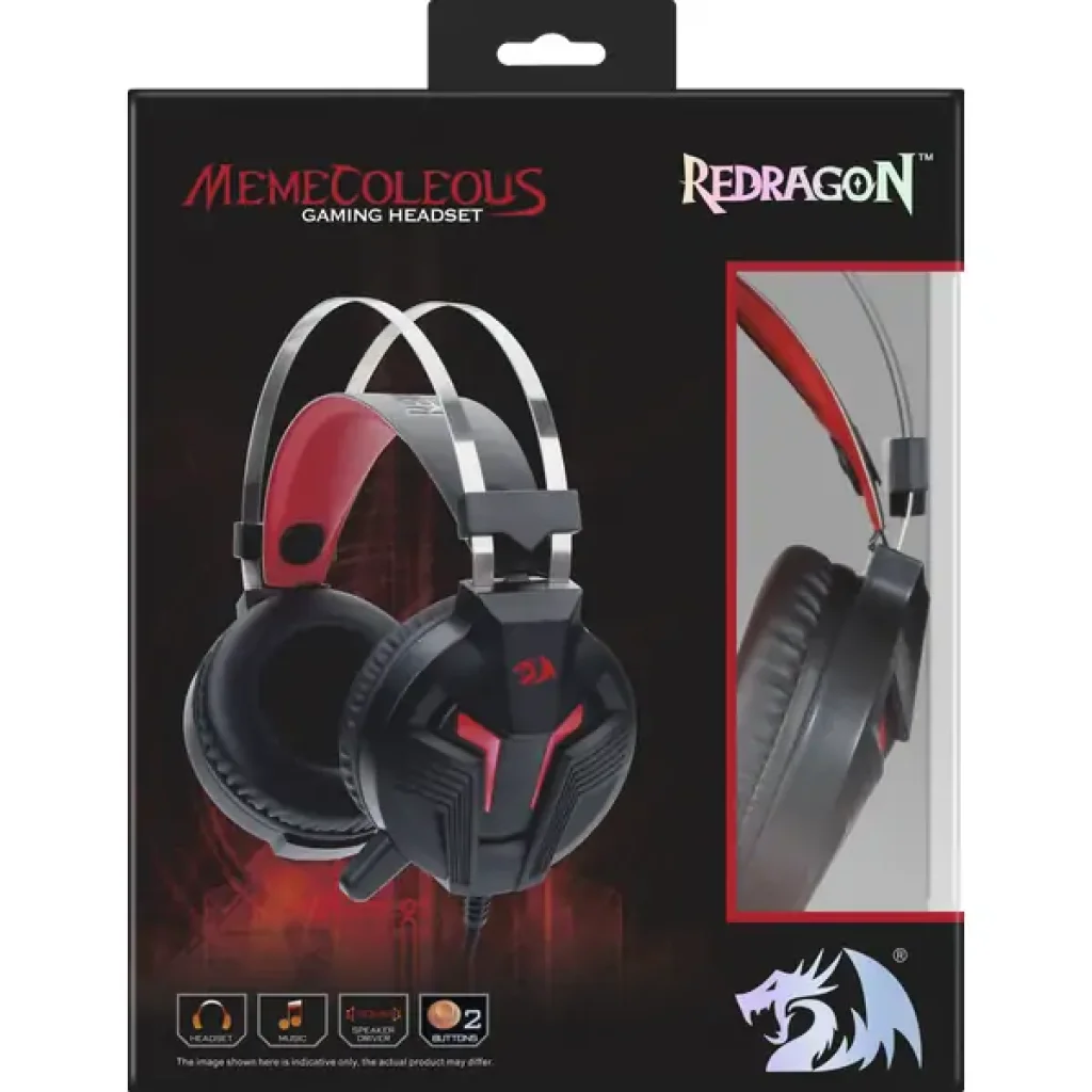 Гарнитура IT REDRAGON (75096) Memecoleous 1.8m красно-черный UA