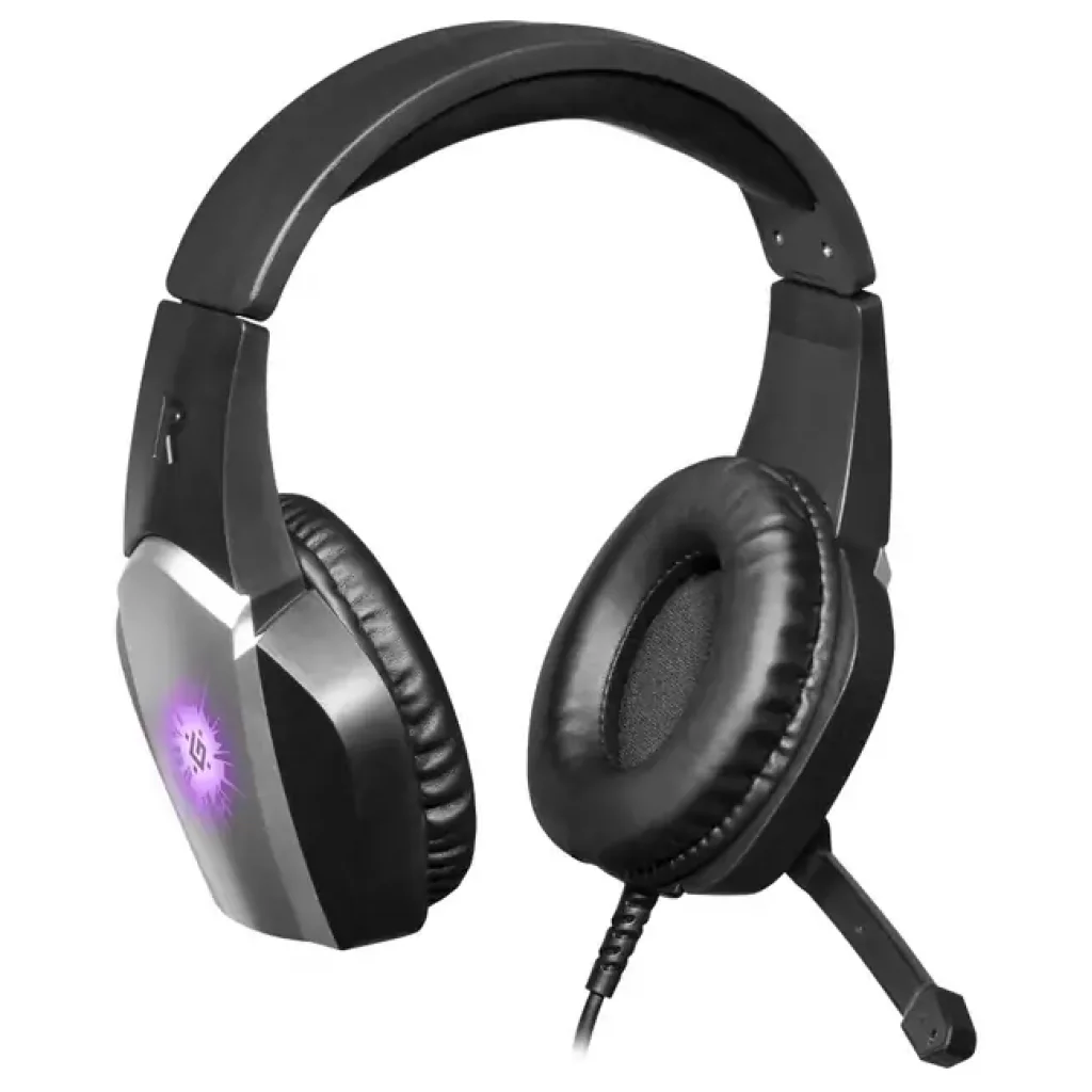 Гарнитура IT DEFENDER X-Skull чорно-сіра, 2.1 м (64585) UA