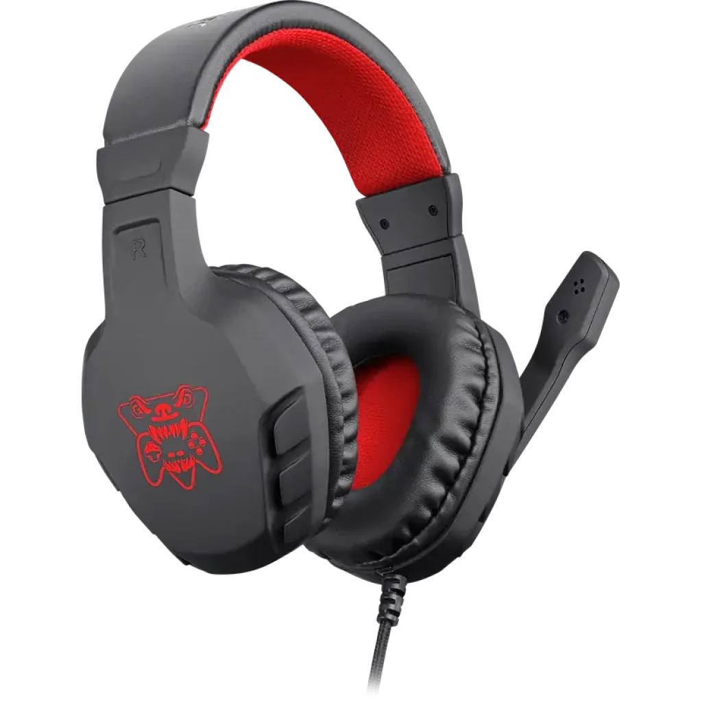 Гарнитура IT DEFENDER (64505) Сujo чорний+червоний UA