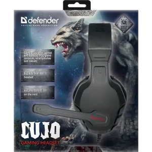 Гарнитура IT DEFENDER (64505) Сujo чорний+червоний UA