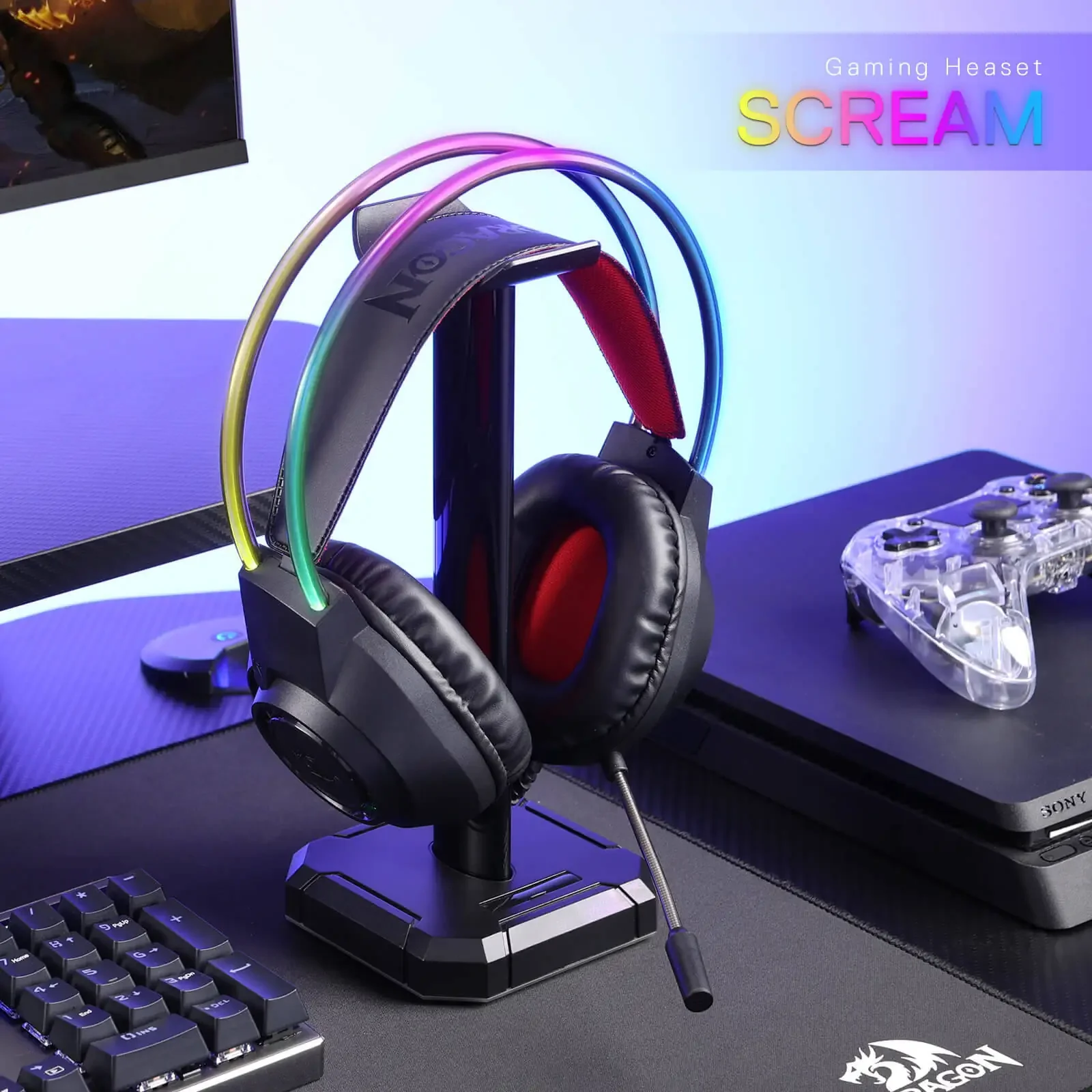 Гарнитура Redragon SCREAM H231 Black (71931) UA