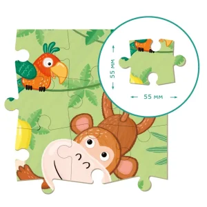 Пазл Dodo Мавпеня, 16 шт (300164) UA