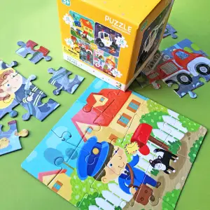 Пазл Dodo Профессии 4 в 1 (300131) UA