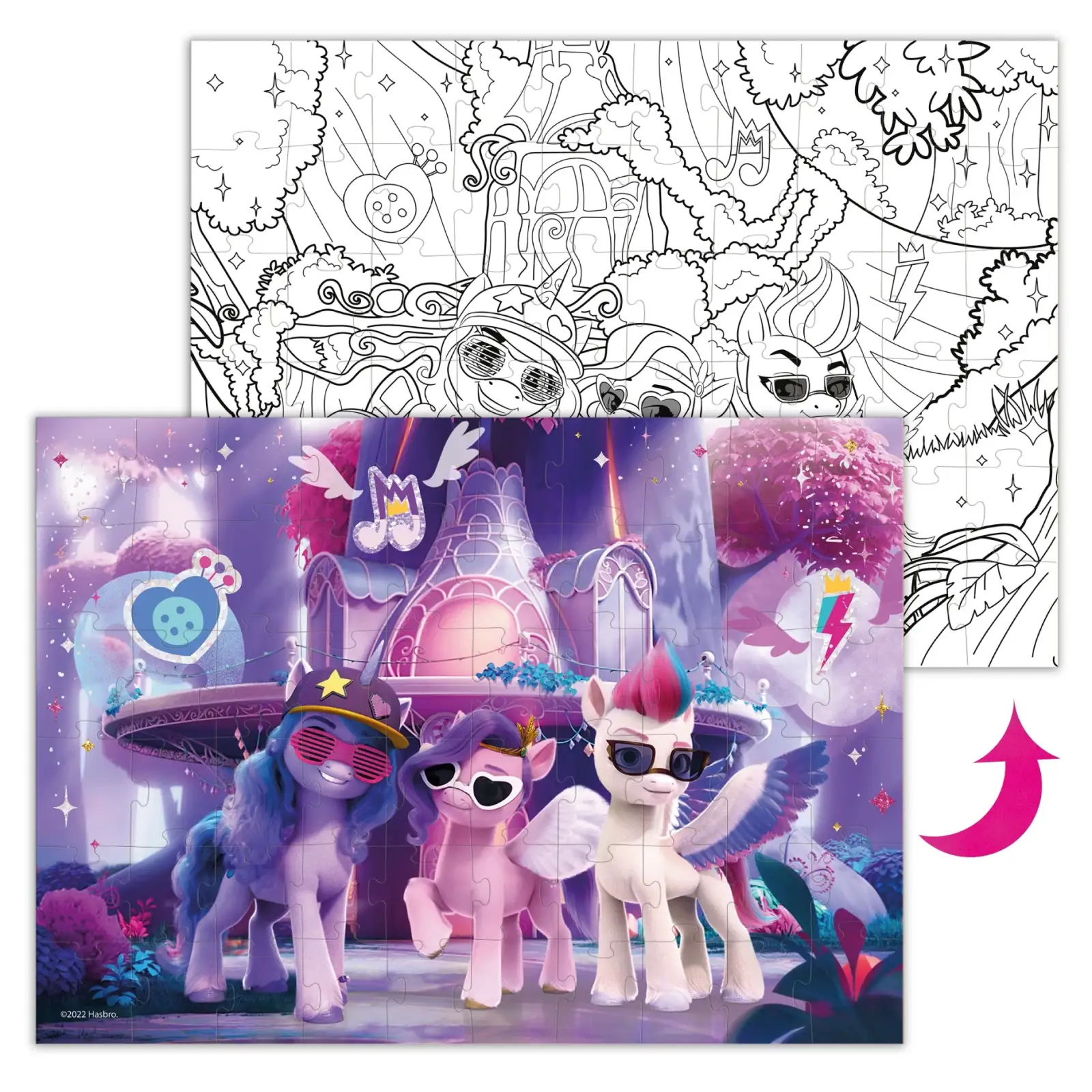 Пазл Dodo My Little Pony 2 в 1 (60 шт) UA