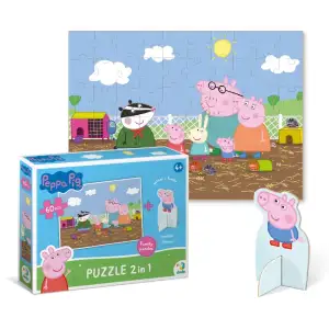 Пазл Dodo Peppa Pig с фигуркой, 60 шт (200122) UA