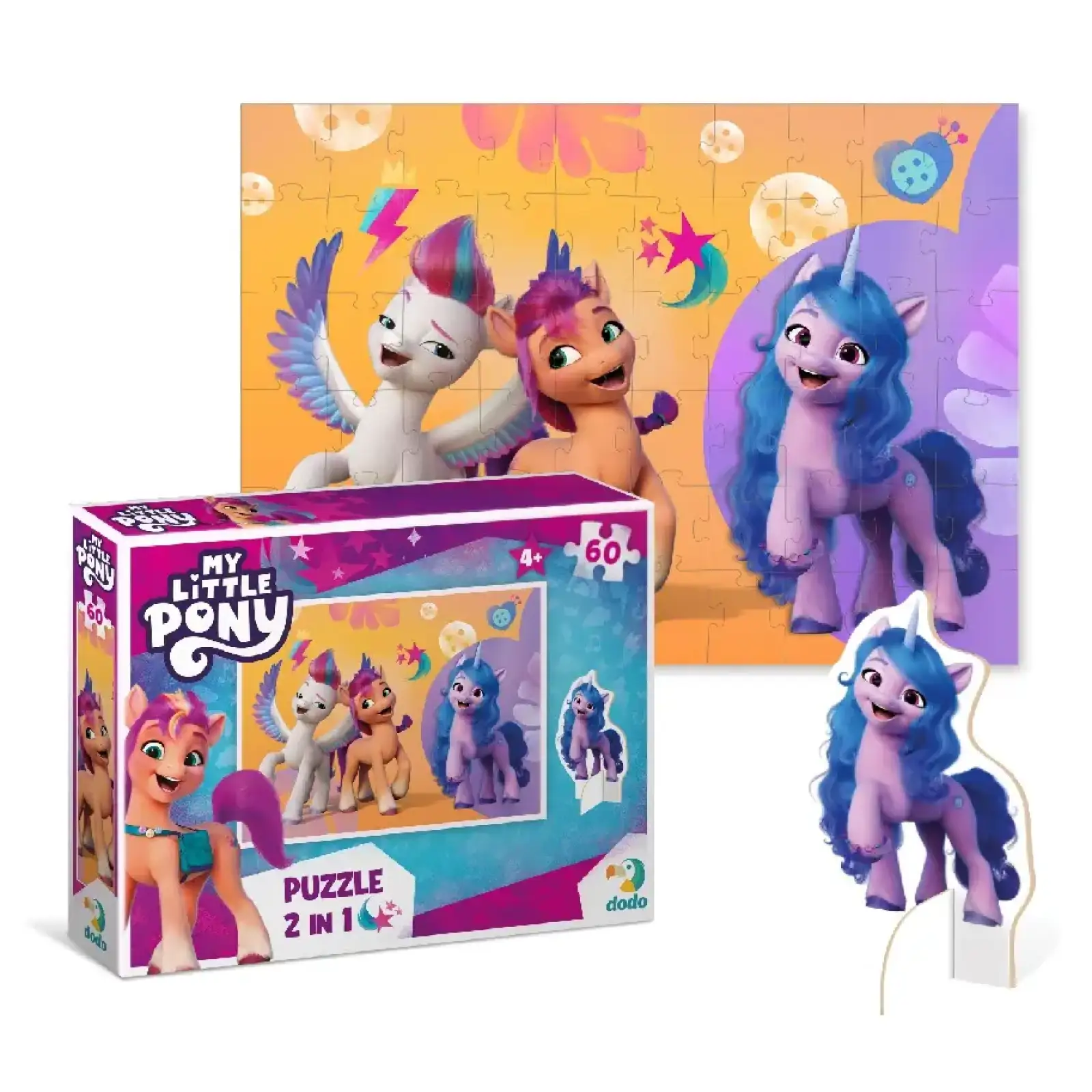 Пазл Dodo My Little Pony с фигуркой, 60 шт (200139) UA