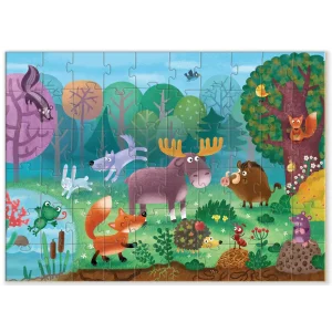 Пазл Dodo Чудо-звери в лесу, 60 шт (300375) UA