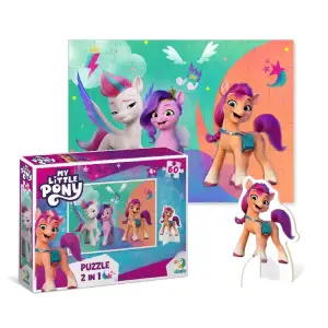 Пазл Dodo My Little Pony з фігуркою, 60 шт (200138) UA