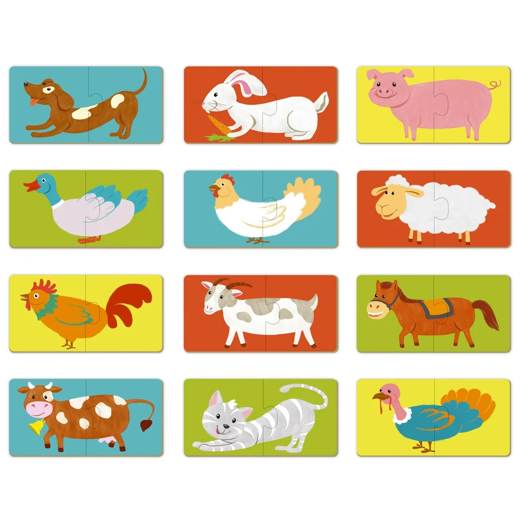 Пазл Dodo Duo Любимые животные, 24 шт (300115) UA