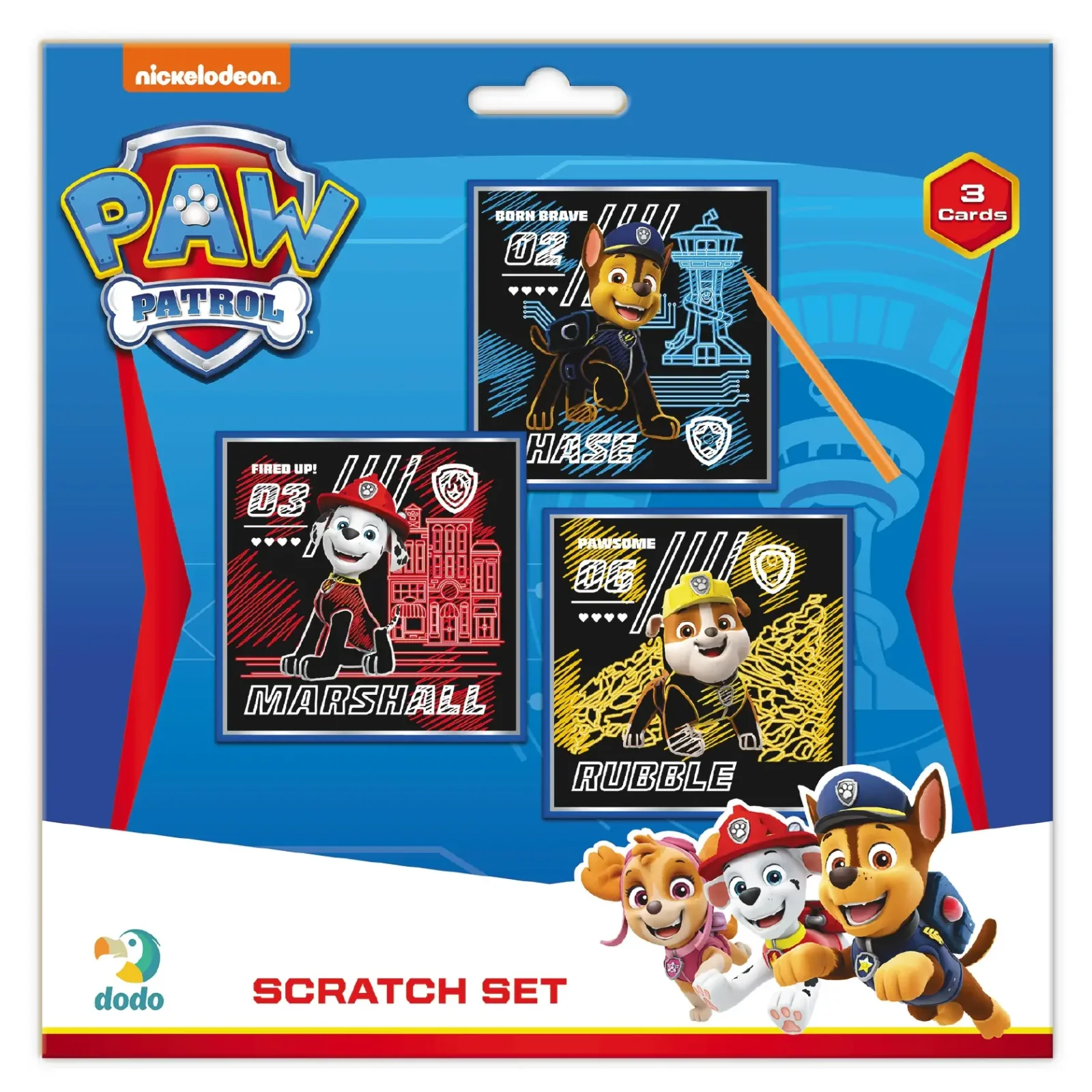 Набор гравюр Dodo Paw Patrol (200193) UA