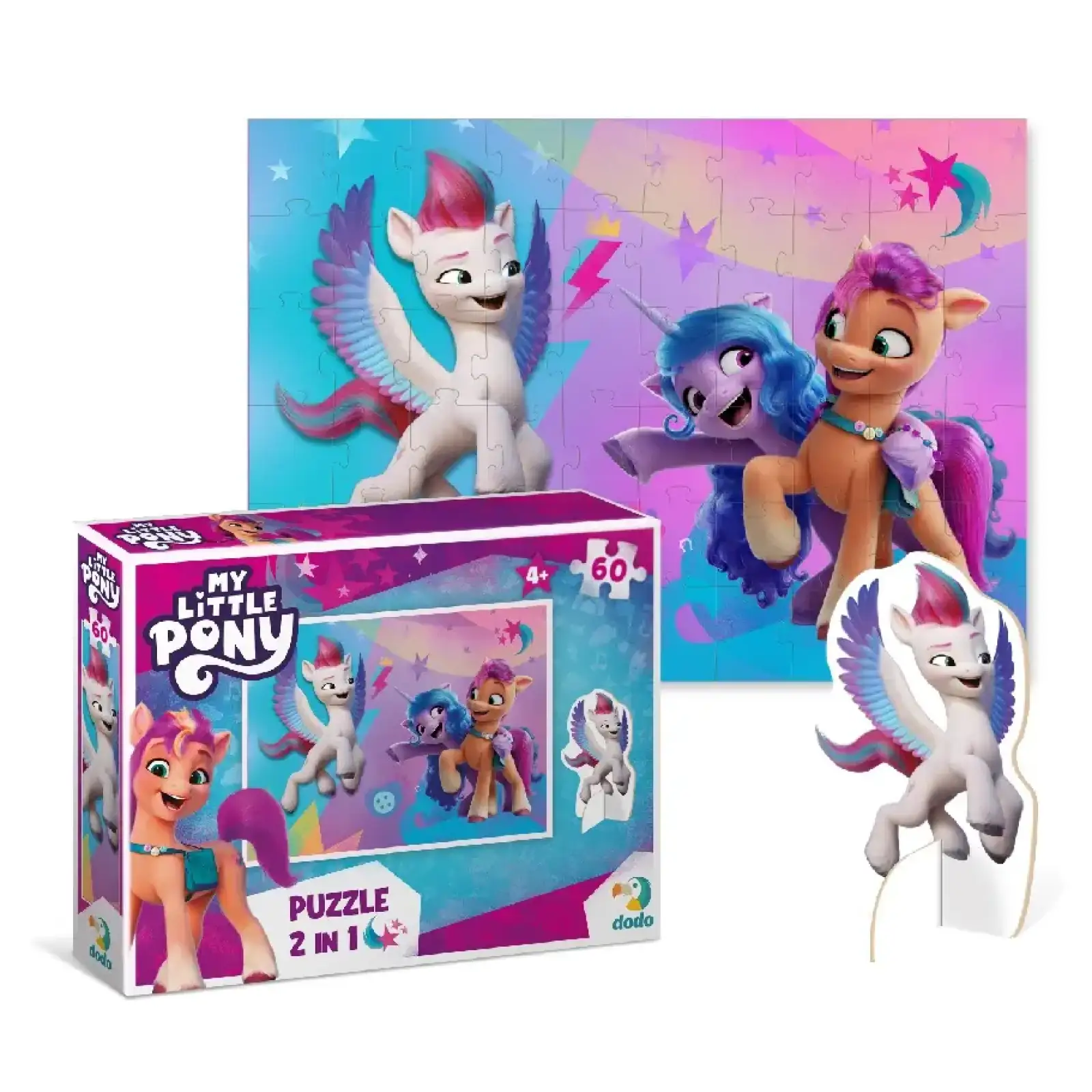 Пазл Dodo My Little Pony с фигуркой, 60 шт (200137) UA