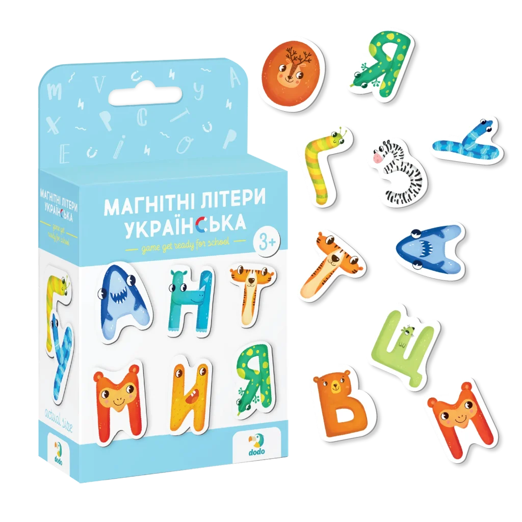 Магнітна гра Dodo Магнітні літери, Українська (200211) UA