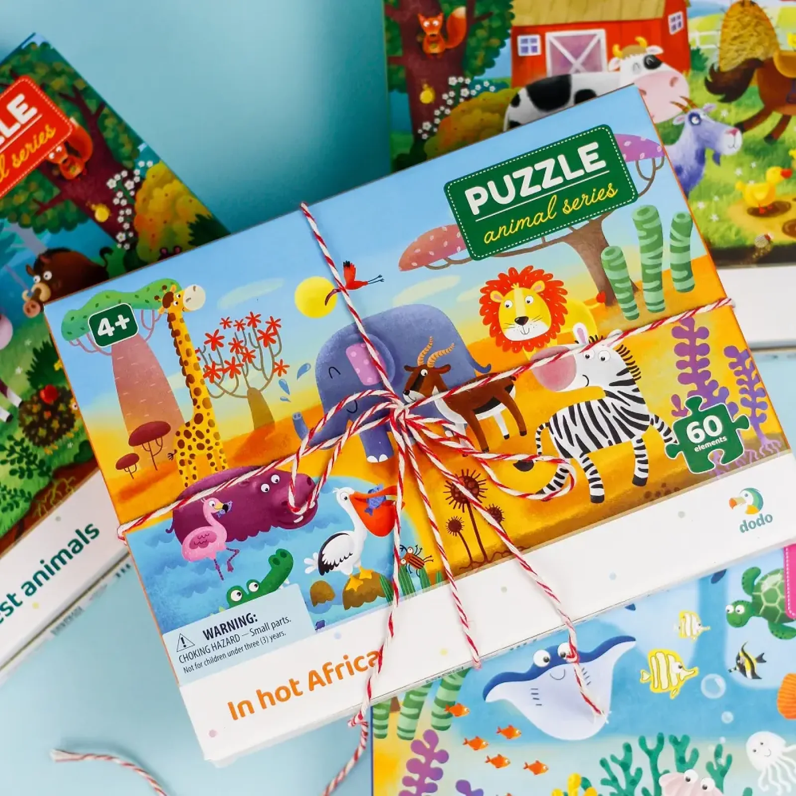 Пазл Dodo Спекотна Африка, 60 елементів (300376) UA