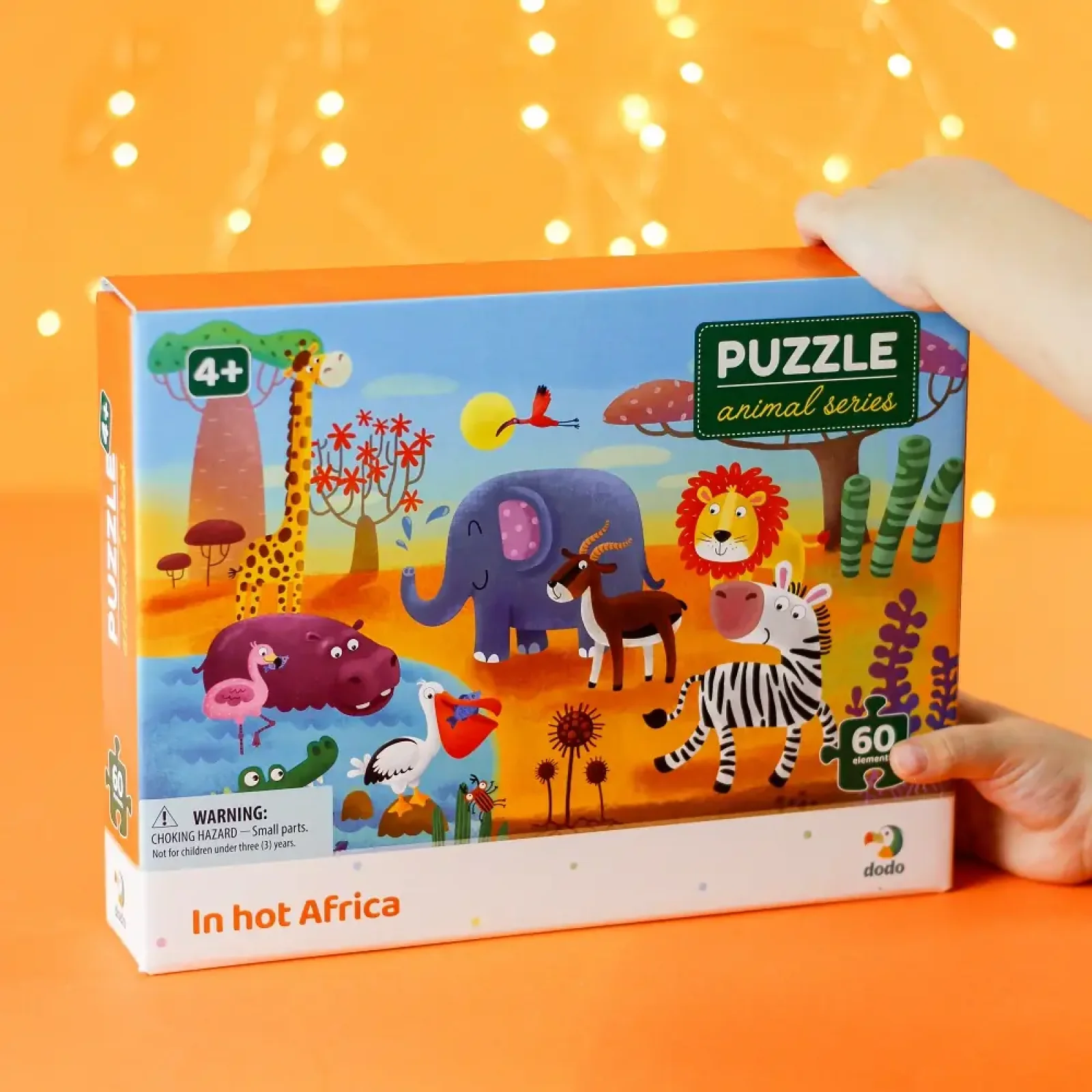 Пазл Dodo Спекотна Африка, 60 елементів (300376) UA