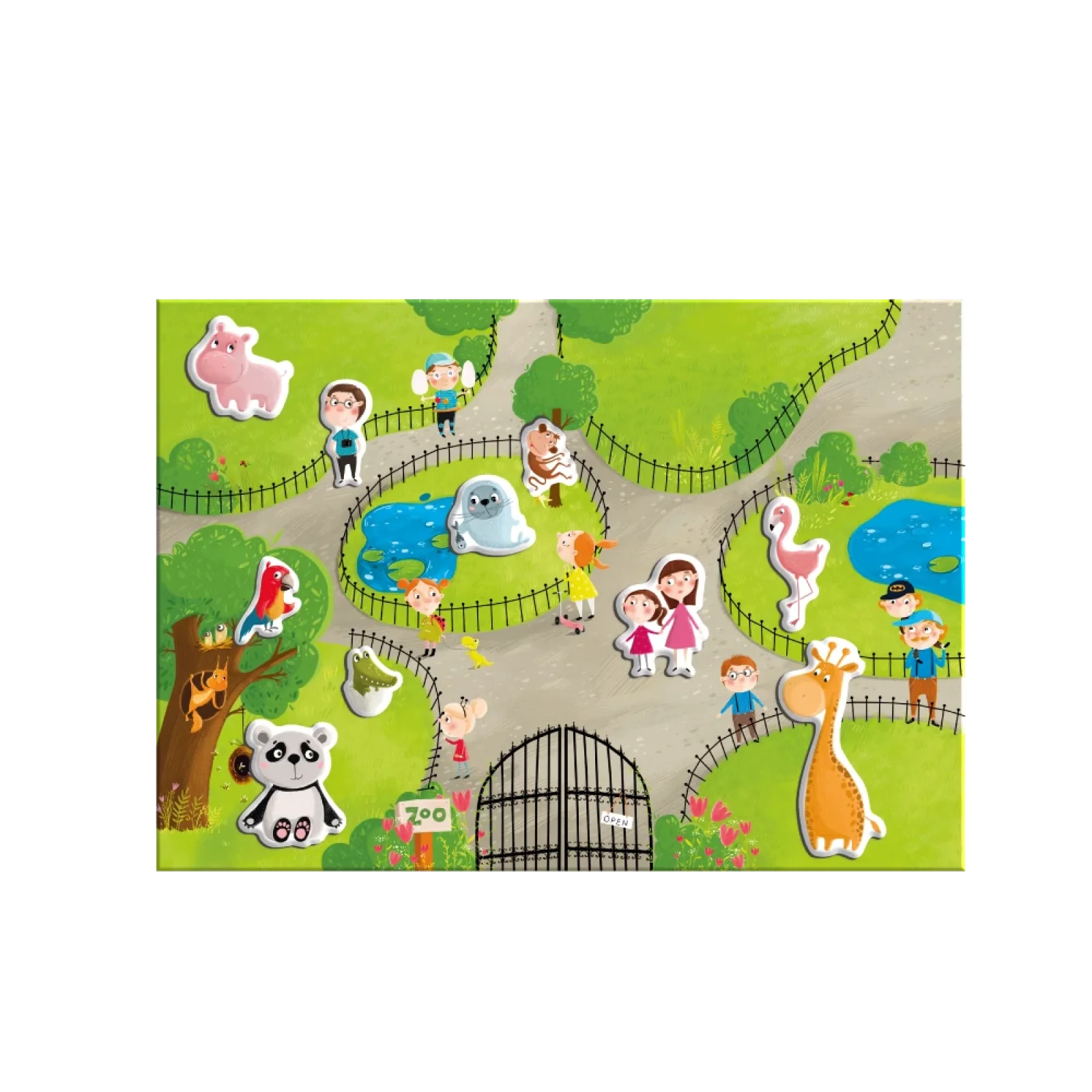 Магнітна гра Dodo Зоопарк (200207) UA