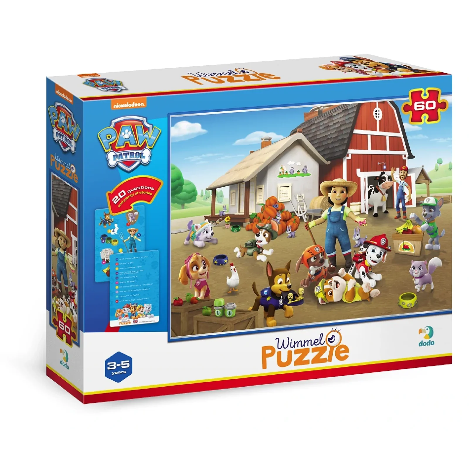Пазл Dodo Paw Patrol На фермі, 60 елементів (200452) UA