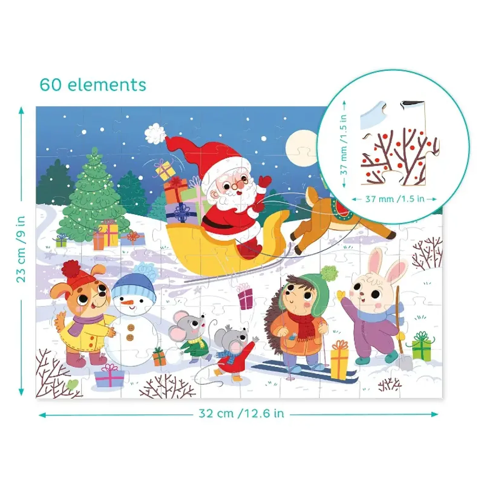 Пазл Dodo Санчата Санти, 60 елементів (300579) UA