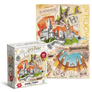 Пазл Dodo Harry Potter Школа Гоґвортс і поле для Квідичу, 450 елементів (200503) UA